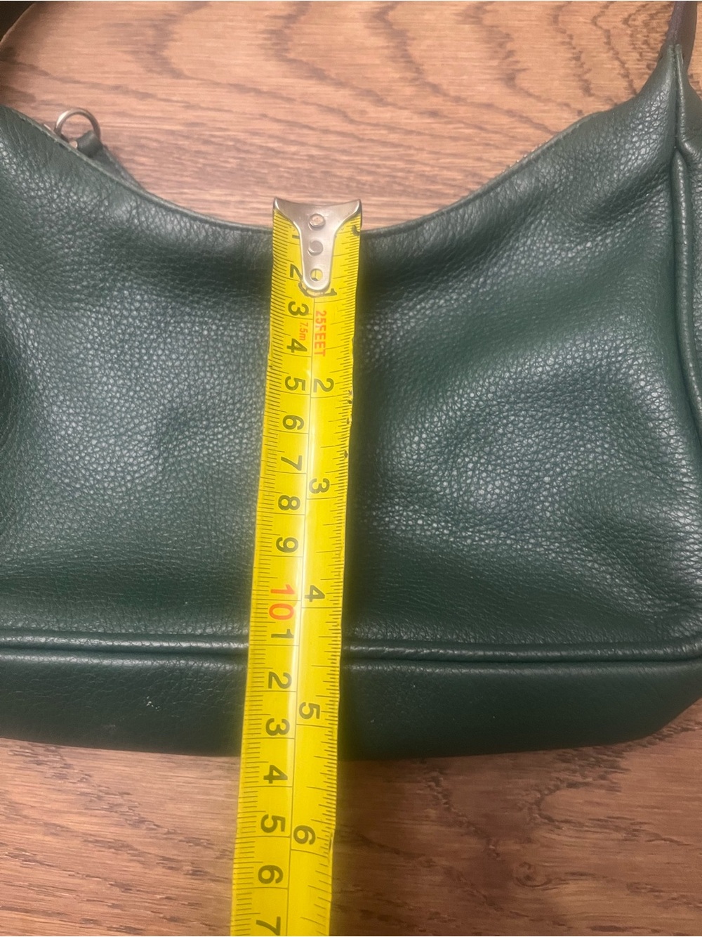 L’intervalle Green Leather Shoulder Bag - Picture 12 of 12